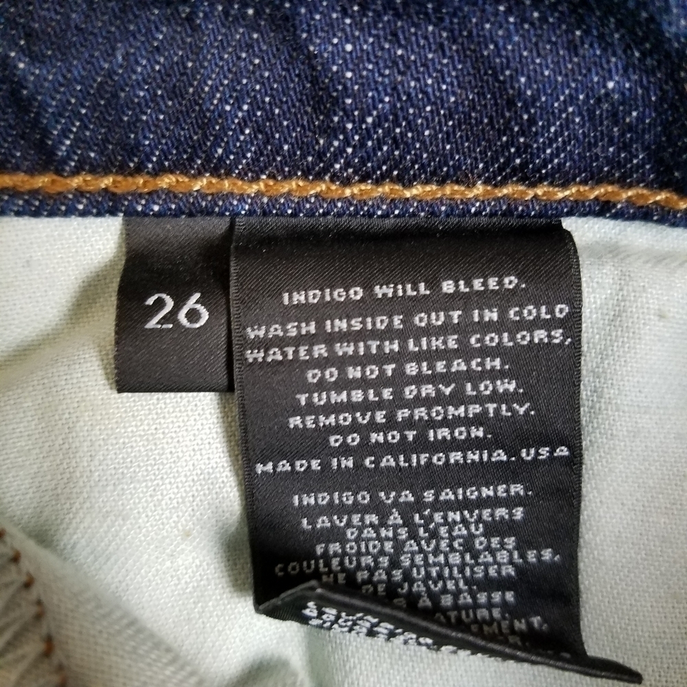 J BRAND Women's Mid Waist Semi Straight Leg Aiden Ringer Jeans Size 26 - Picture 9 of 10